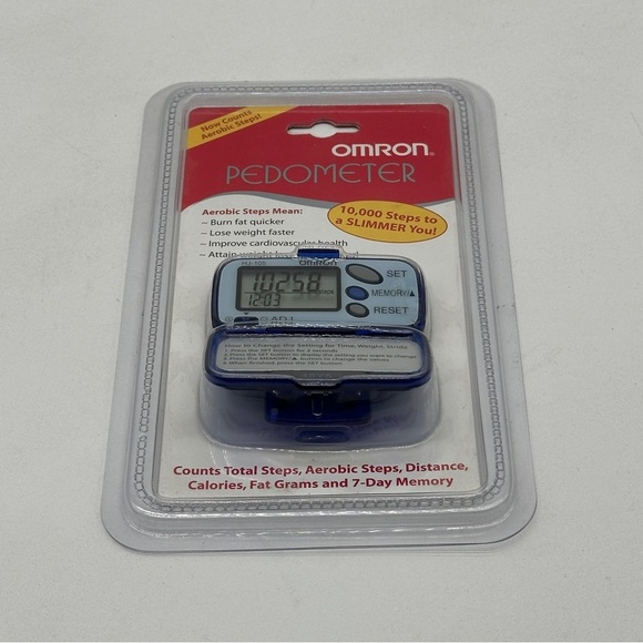 Omron Pedometer Model HJ-105 - Step Counter - BRAND NEW IN SEALED PACKAGE - Picture 1 of 4